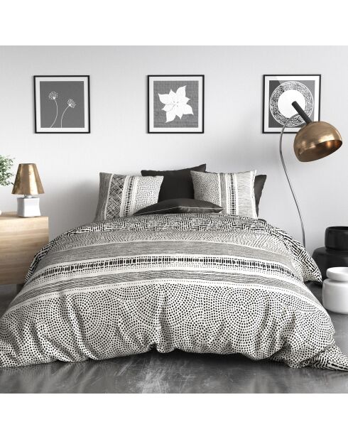 Parure Housse de Couette Lattice multicolore