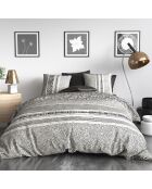 Parure Housse de Couette Lattice multicolore