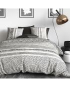 Parure Housse de Couette Lattice multicolore