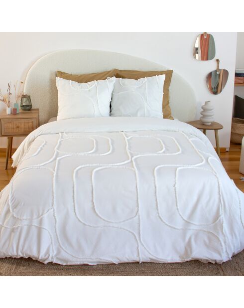 Parure Housse de Couette Jaja blanche