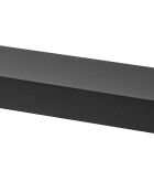 Etagère murale avec panneau magnétique noire - 90x15.7x9 cm