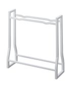 Support pour haltères blanc - 52x17x54.3 cm