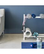 Support pour haltères blanc - 52x17x54.3 cm