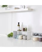 Etagère de cuisine empilable  blanc - 30.5x14x14 cm