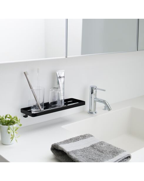 Support pour produits noir - 30x11.5x4.7 cm