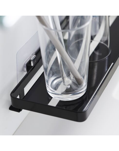 Support pour produits noir - 30x11.5x4.7 cm