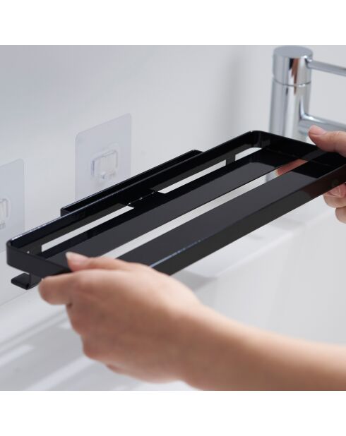 Support pour produits noir - 30x11.5x4.7 cm