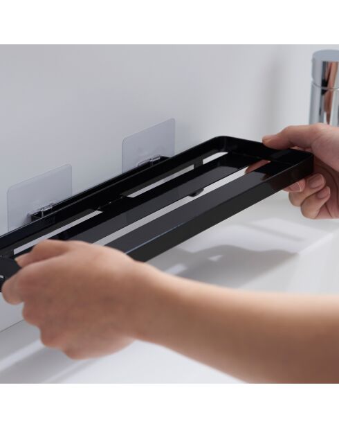 Support pour produits noir - 30x11.5x4.7 cm