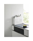 Etagère à épices coulissante blanche - 12.5x50-93x36.7 cm