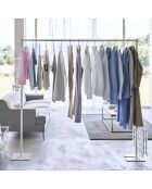 Faltbarer Wäscheständer für den Innenbereich weiß - 175x25x160 cm