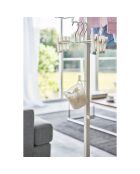 Faltbarer Wäscheständer für den Innenbereich weiß - 175x25x160 cm