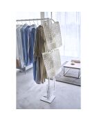 Faltbarer Wäscheständer für den Innenbereich weiß - 175x25x160 cm