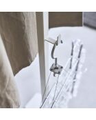 Faltbarer Wäscheständer für den Innenbereich weiß - 175x25x160 cm