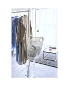 Faltbarer Wäscheständer für den Innenbereich weiß - 175x25x160 cm