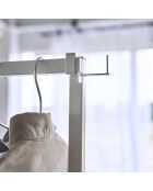 Faltbarer Wäscheständer für den Innenbereich weiß - 175x25x160 cm