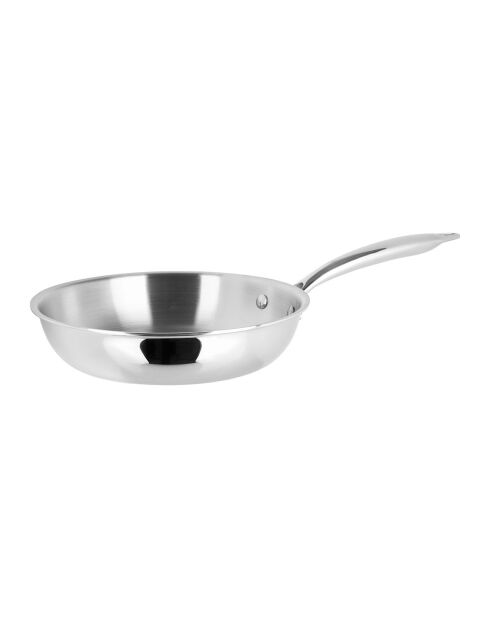 Poele Inox gris - D.20 cm