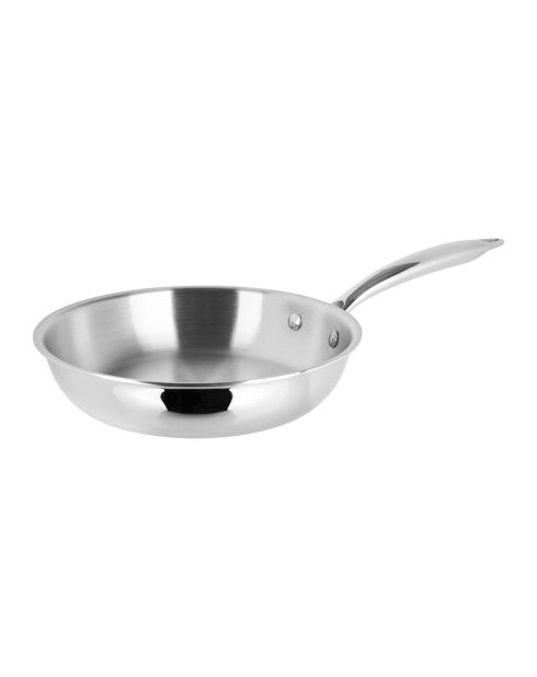 Poele Inox gris - D.20 cm