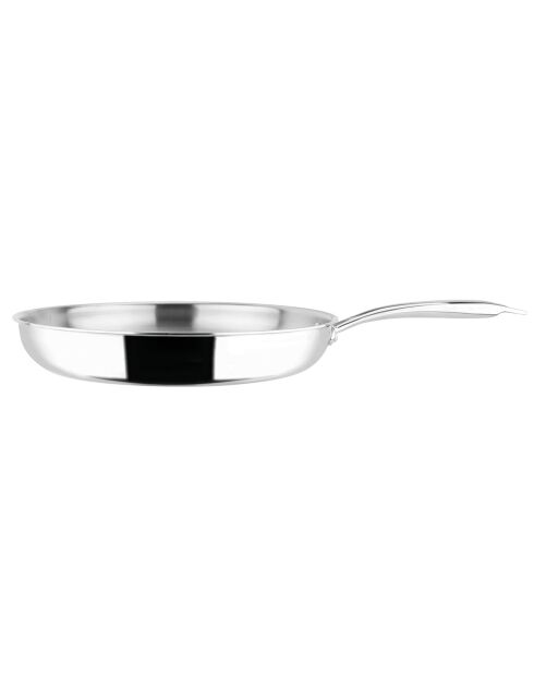 Poele Inox grise - D.30 cm
