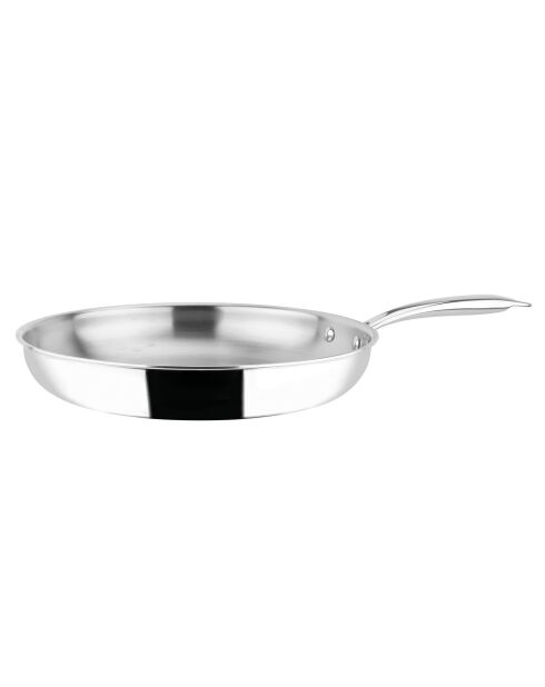 Poele Inox grise - D.30 cm