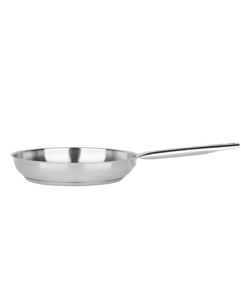Poele Inox gris - D.28 cm