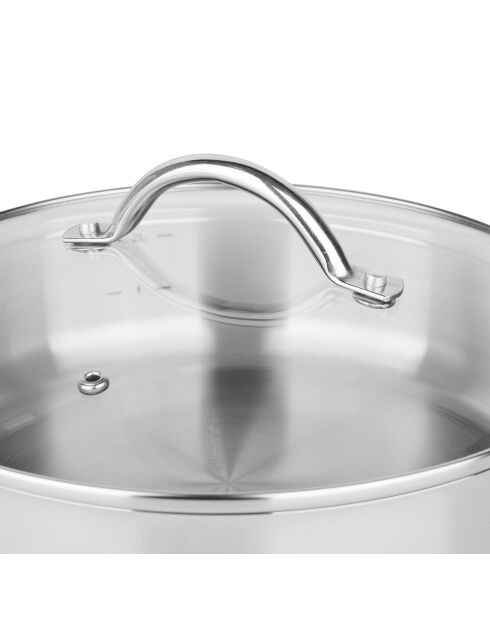 Sauteuse Inox grise - D.24 cm