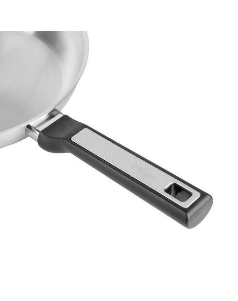 Poele Inox grise - D.22 cm
