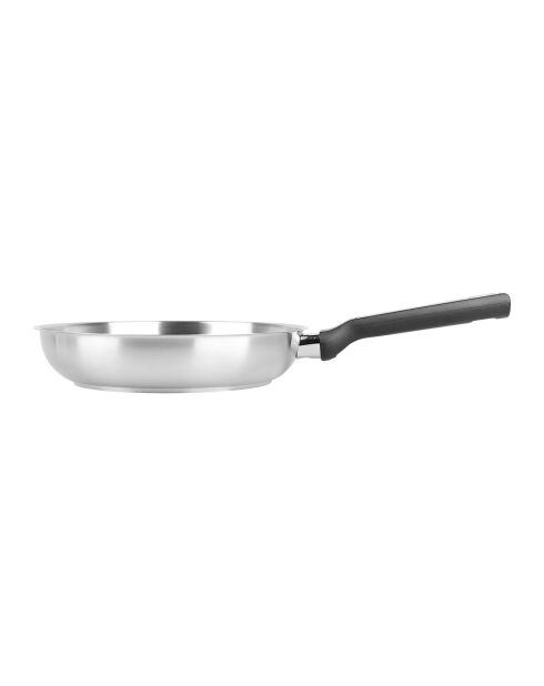Poele Inox grise - D.22 cm