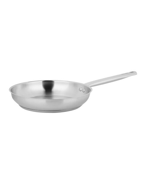 Poele Inox gris - D.24 cm