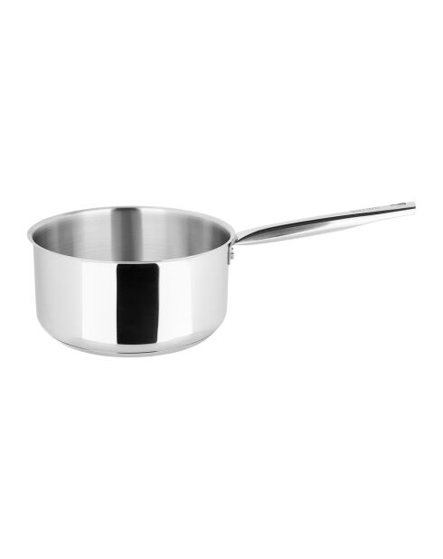 Casserole Inox grise- D.16 cm