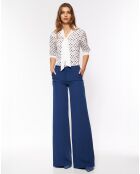 Blouse Lola ecru/violet