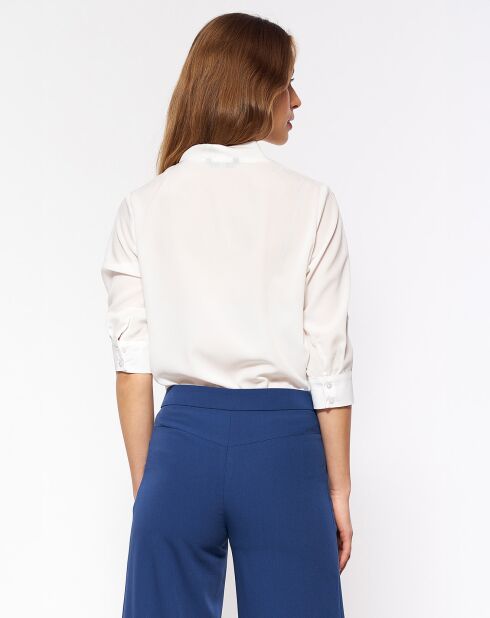Blouse Lola ecru/violet