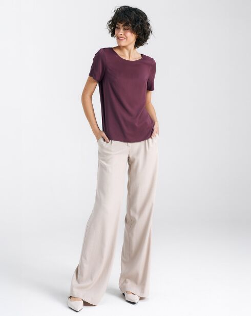 Blouse Pauline bordeaux