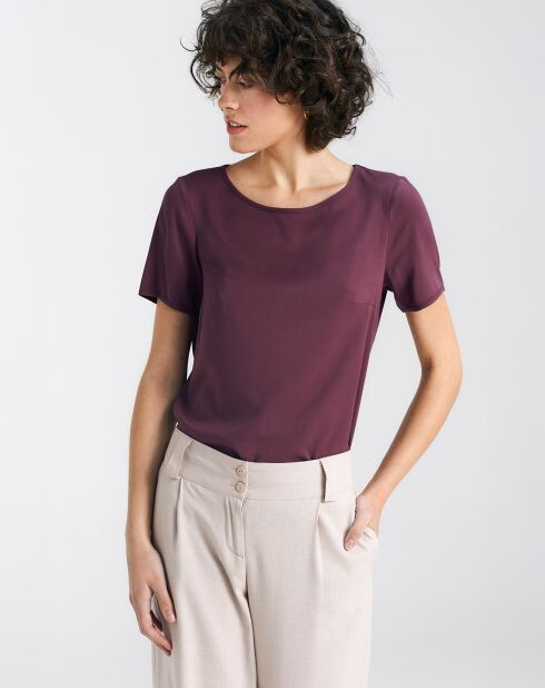 Blouse Pauline bordeaux