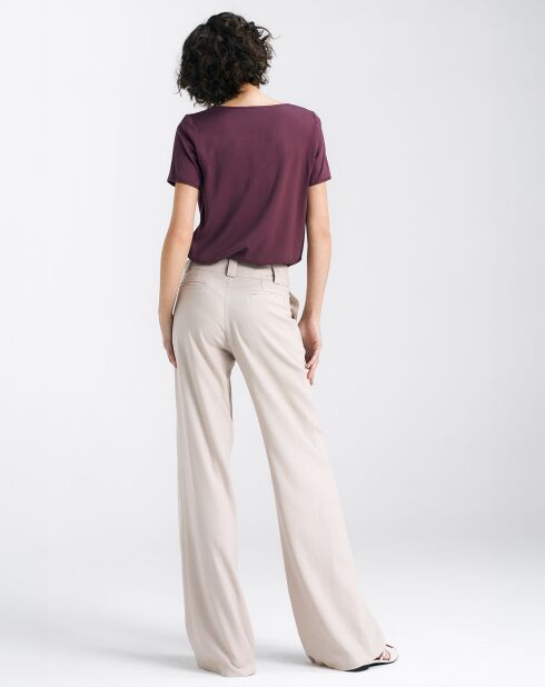 Blouse Pauline bordeaux