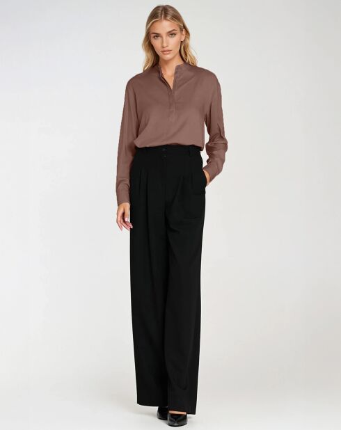 Blouse Agathe mocha