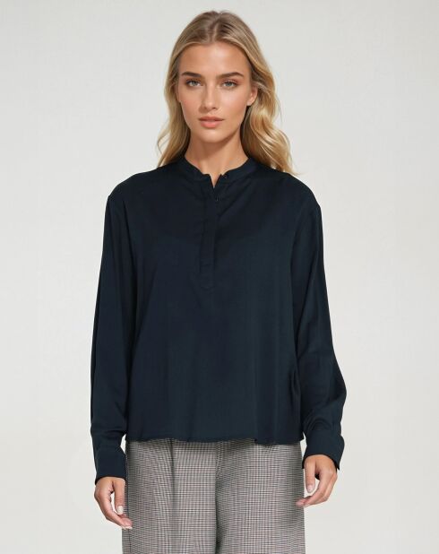 Blouse Agathe bleue