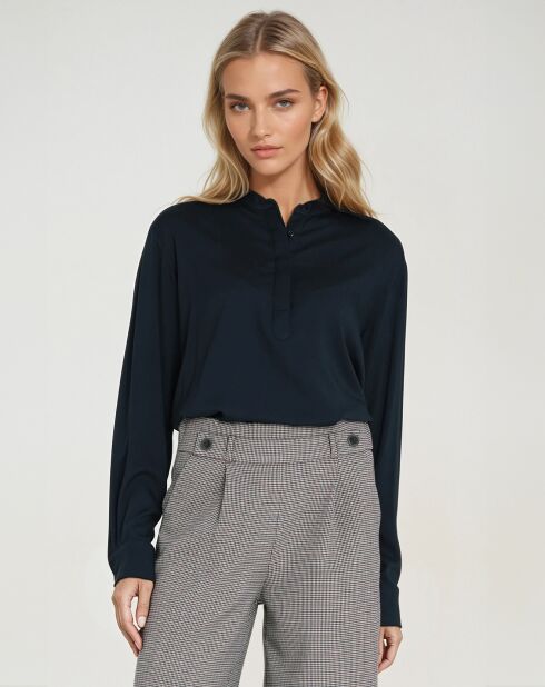 Blouse Agathe bleue