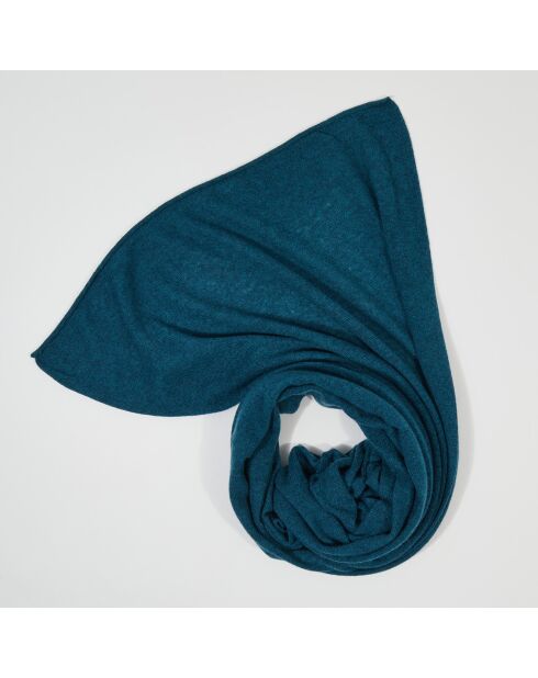 Echarpe 100% Cachemire Cascade heathered teal