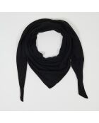 Echarpe 100% Cachemire triangle Shana noire