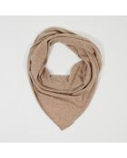Echarpe 100% Cachemire triangle Shana chestnut
