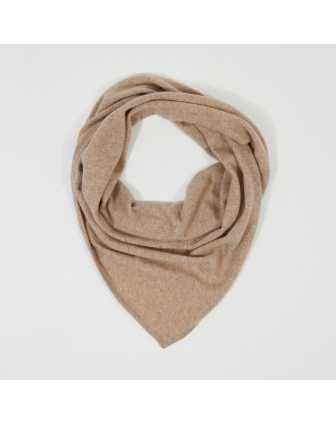 Echarpe 100% Cachemire triangle Shana chestnut