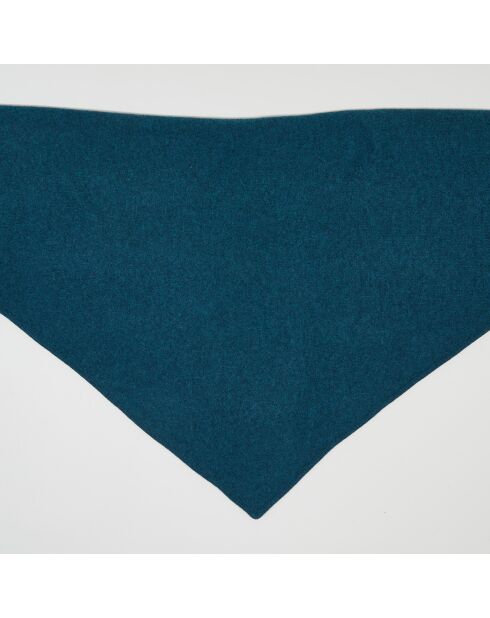 Echarpe 100% Cachemire triangle Shana heathered teal