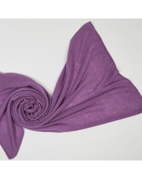 Echarpe 100% Cachemire Cascade orchidée