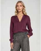 Blouse Nour bordeaux