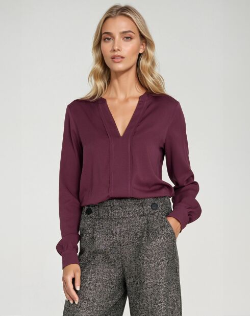 Blouse Nour bordeaux