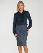 Blouse Thais bleue