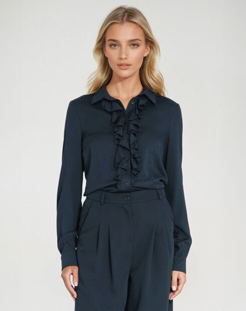 Blouse Thais bleue