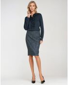 Blouse Thais bleue