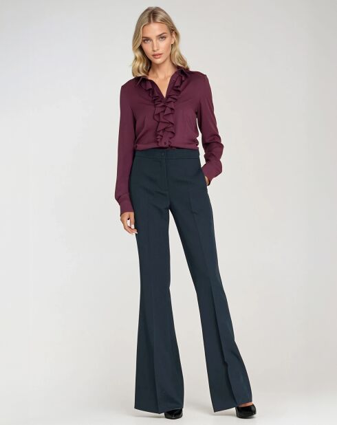 Blouse Thais bordeaux