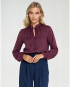 Blouse Victoire bordeaux